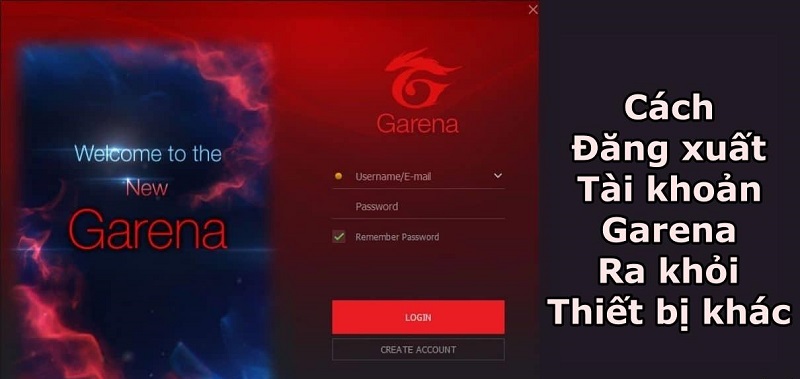 HD Cách Đăng Xuất Tài Khoản Garena Khỏi Thiết Bị Khác