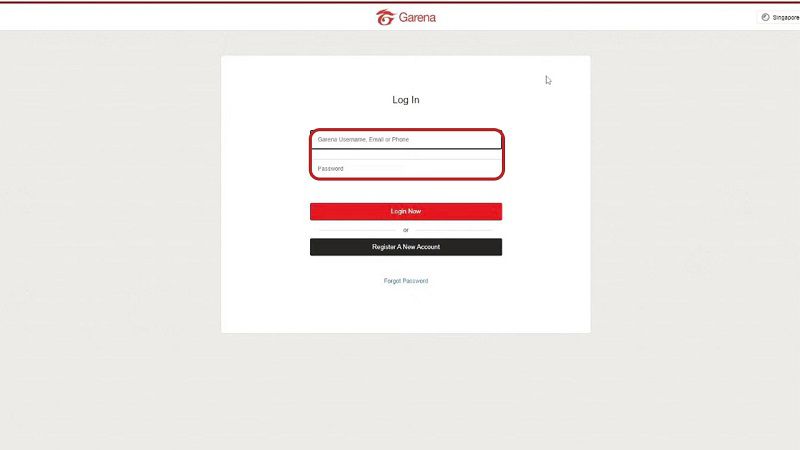 Đăng Nhập Tài Khoản Garena
