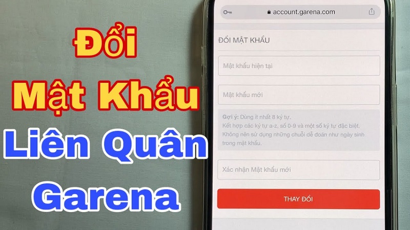 Hướng dẫn cách đổi mật khẩu Garena an toàn, nhanh chóng