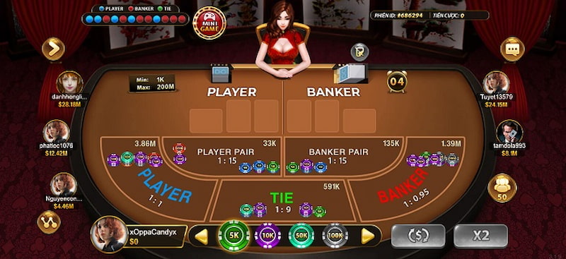 Cửa Banker Và Cửa Player Trong Baccarat
